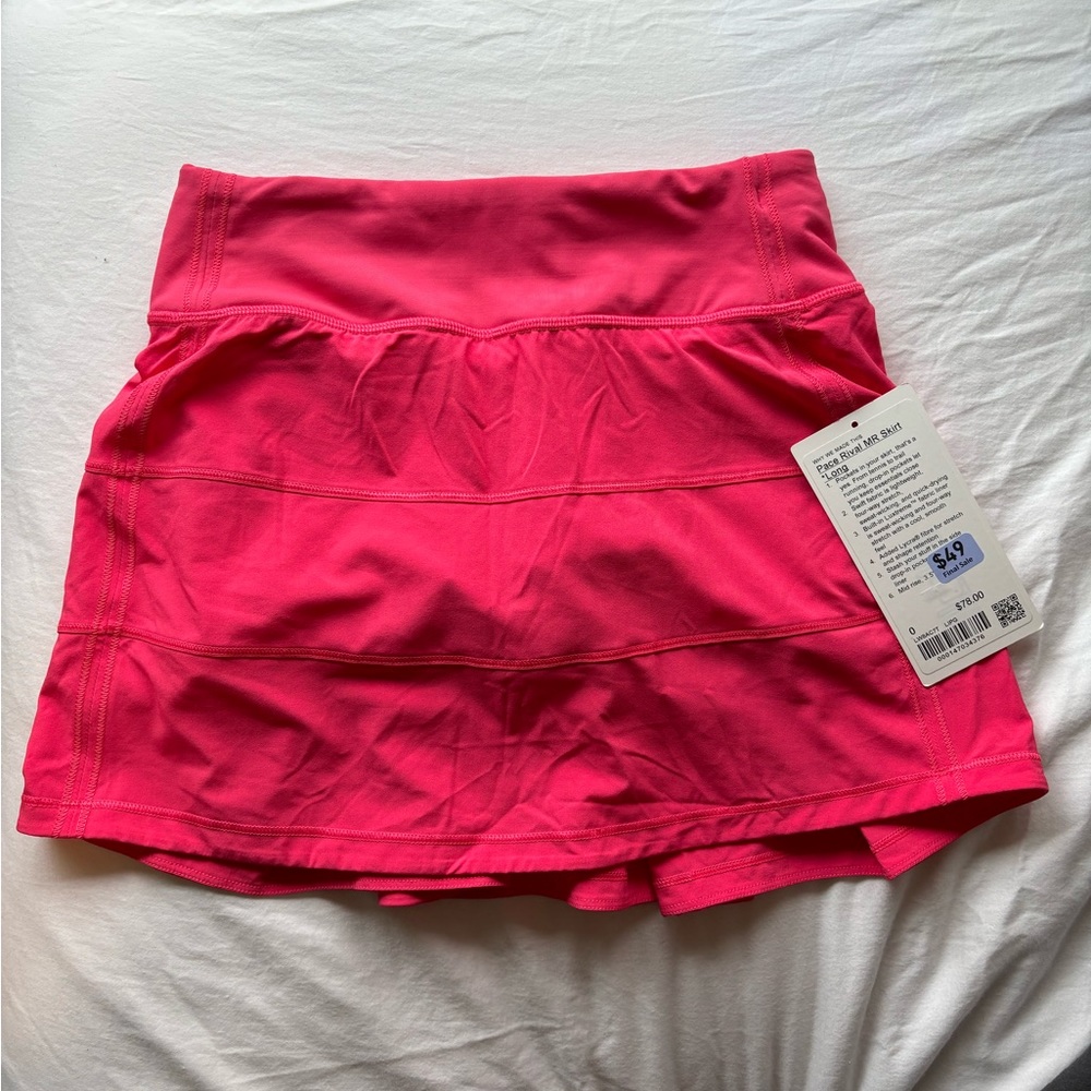 Lululemon pace rival skirt